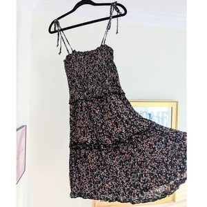 Multi Floral Print Sun Dress